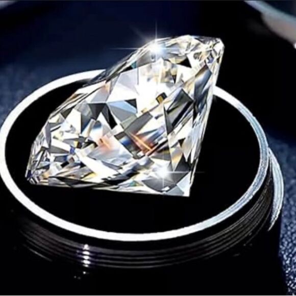 Moissanite Diamond Stone 1 Carat VVS1 Grade D - Picture 1 of 4